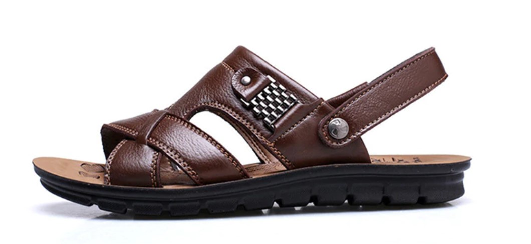 Men's Urban Leather Sandals - Image 8