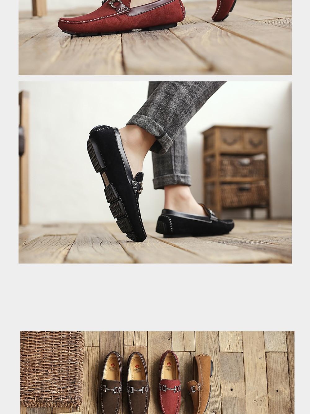 Men's Slip-On Vintage Loafers Men's Slip-On Vintage Loafers