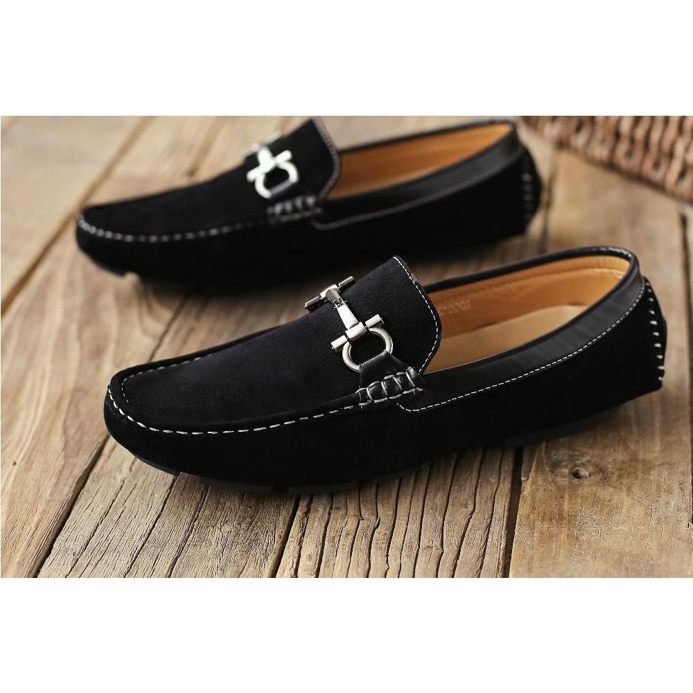 Men's Slip-On Vintage Loafers - Image 5